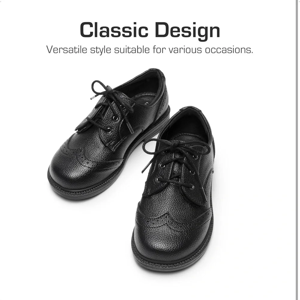 DREAM PAIRS Boys Girls Dress Shoes Kids School Uniform Formal Casual Oxfords